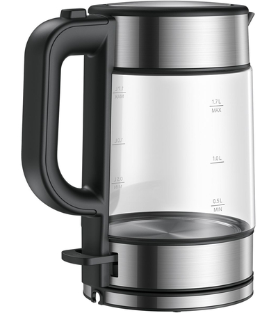 Чайник Xiaomi Electric Glass Kettle 1.7L Silver (BHR7490RU), изображение 4 - GOODMi