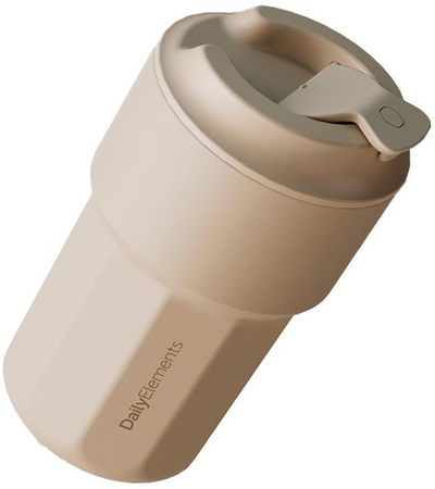 Термокружка Daily Elements Coffee Cup 420ml (DE08BH003) Beige, Цвет: Бежевый, изображение 2 - GOODMi