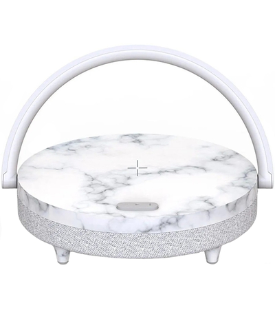 Настольная лампа с колонкой Ezvalo Music Lamp, Цвет: Серый, изображение 2 - GOODMi