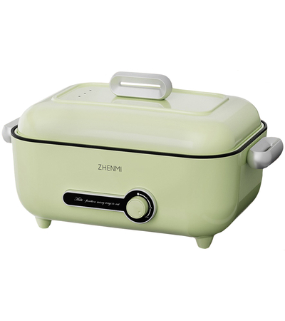 Многофункциональная кастрюля Zhenmi 4L Green, изображение 2 - GOODMi
