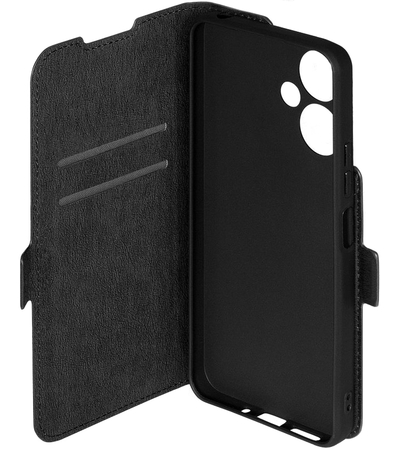 Чехол-книжка для POCO M6 (5G) черный, изображение 2 - GOODMi