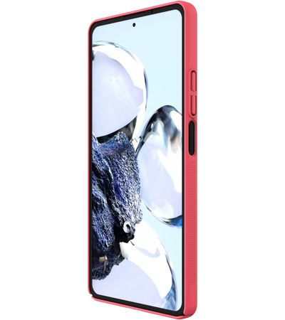 Чехол Nillkin FrostedShield для Redmi Note 13 красный, Основной цвет: Красный, изображение 5 - GOODMi