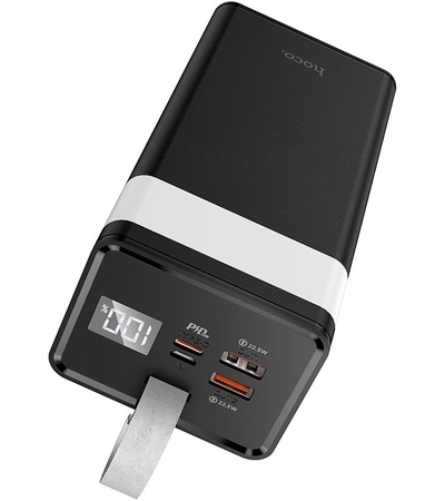 Внешний аккумулятор Hoco J86 40000 mAh (22.5W) Black, Цвет: Черный, изображение 3 - GOODMi