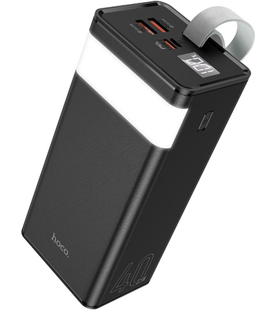 Внешний аккумулятор Hoco J86 40000 mAh (22.5W) Black, Цвет: Черный, изображение 2 - GOODMi
