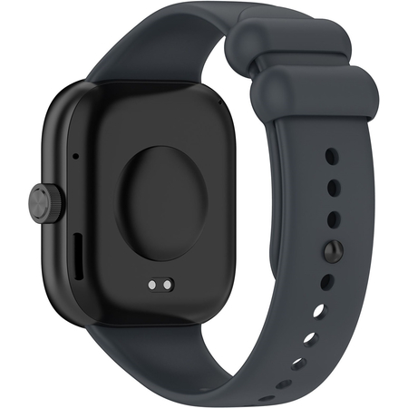 Ремешок силиконовый для Redmi Watch 4 темно-серый, Основной цвет: Серый, изображение 4 - GOODMi