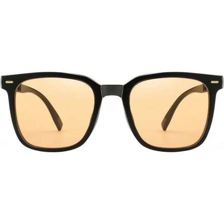 Солнцезащитные складные очки Mingye 18266-C2 Black (светлые стекла) - GOODMi