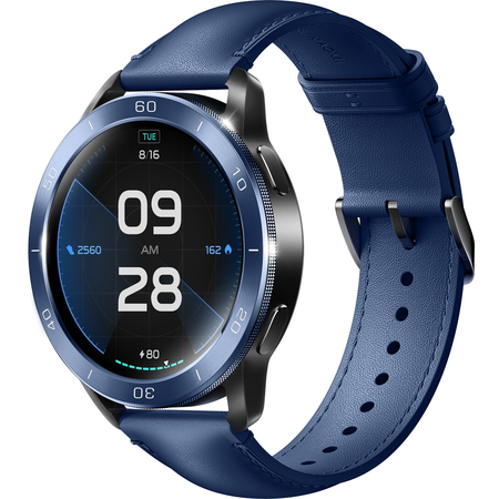 Ремешок с безелем для Xiaomi Watch S3 Blue (M2330AS1) - GOODMi
