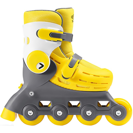 Детские роликовые коньки 700Kids Little Monster Wheel Slip Shoes M (30-37.5) Yellow, изображение 2 - GOODMi