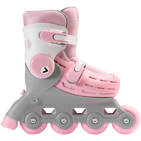 Детские роликовые коньки 700Kids Little Monster Wheel Slip Shoes S (24-31.5) Pink, изображение 2 - GOODMi