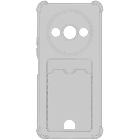 Чехол-накладка силиконовая с отделением для карты для Redmi A3 Серый - GOODMi