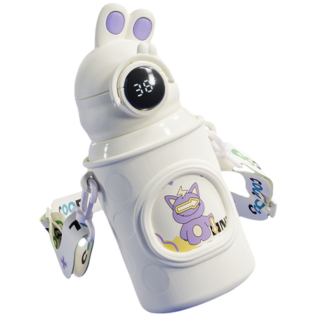 Детский термос Sanvcat SWM-B500 White (с дисплеем), Цвет: Белый, изображение 2 - GOODMi