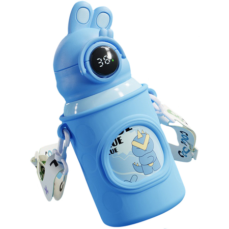 Детский термос Sanvcat SWM-B500 Blue (с дисплеем), Цвет: Синий, изображение 2 - GOODMi