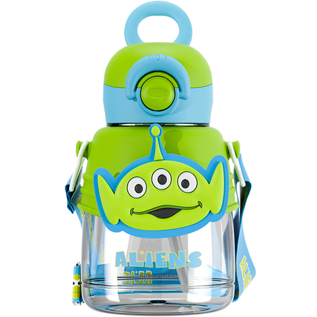 Бутылка для воды Tritan X&W Aliens, Цвет: Зеленый - GOODMi