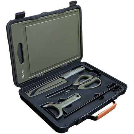 Набор инструментов для гриля Nextool NE20161 (Доска,нож,ножницы,щипцы,овощечистка,столик) - GOODMi