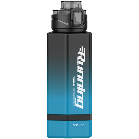 Бутылка для воды Quange Tritan 760ml (SJ011501) Black-Blue, Цвет: Черный, изображение 3 - GOODMi