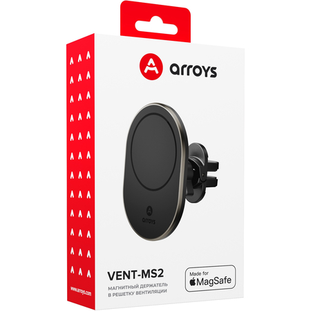 Держатель Arroys Vent-MS2 (Черный), изображение 10 - GOODMi