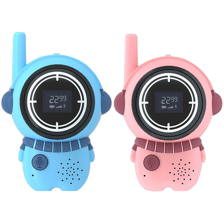 Набор детских раций Little Wrangler Astronaut 2шт Pink and Blue (1км дальность) - GOODMi