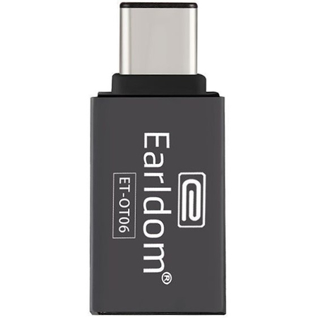 Адаптер OTG Earldom OT06 Type-C - USB-A черный - GOODMi