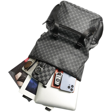 Рюкзак MQ Backpack Black Leather, изображение 6 - GOODMi