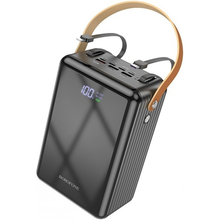 Внешний аккумулятор Borofone BJ32 80000 mAh (22.5W/PD20W/QC 3.0/Lamp) Black - GOODMi