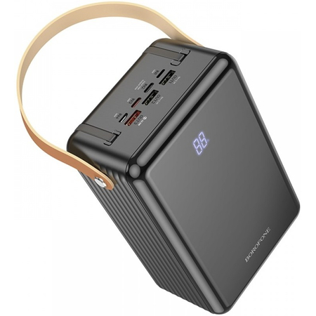 Внешний аккумулятор Borofone BJ32 80000 mAh (22.5W/PD20W/QC 3.0/Lamp) Black, изображение 2 - GOODMi