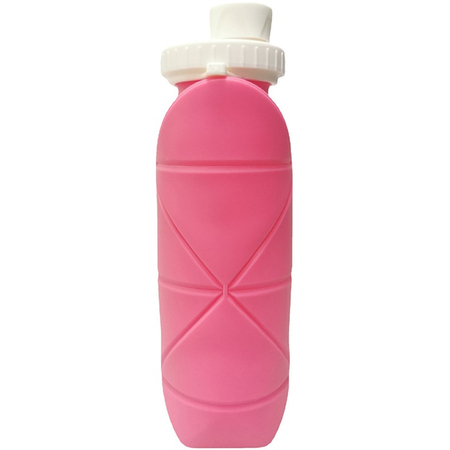 Складная бутылка для воды Buffis Joy 600ml Pink, Цвет: Розовый, изображение 2 - GOODMi