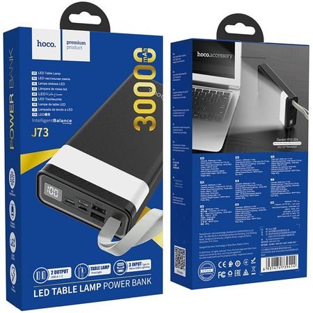 Внешний аккумулятор Hoco J73 30000 mAh (Lamp), изображение 5 - GOODMi