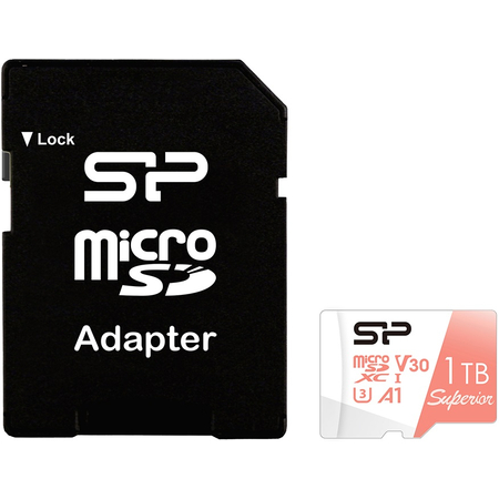 Карта памяти Silicon Power Superior microSDXC 1Tb + адаптер, изображение 3 - GOODMi