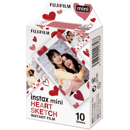 Фотобумага Instax Mini Heart Art (10 шт.), изображение 2 - GOODMi