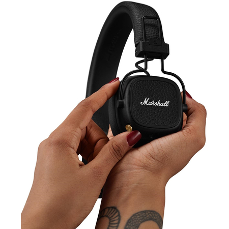 Беспроводные наушники Marshall Major V Black, Основной цвет наушников: Черные, изображение 9 - GOODMi