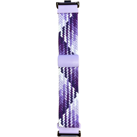 Ремешок нейлоновый для Redmi Watch 4/Band 8 Pro фиолетовый узор, Основной цвет: Фиолетовый - GOODMi