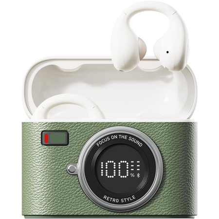 Беспроводные наушники Maoxin CCD Retro Green, Основной цвет наушников: Зеленые - GOODMi