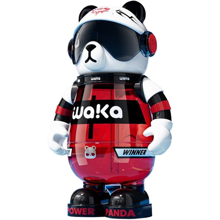 Бутылка для воды WakaWaka Power Panda 780ml Red, Цвет: Красный, изображение 2 - GOODMi