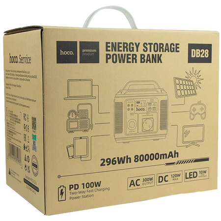Зарядная станция Hoco DB28 Energy Storage 300W 80000mAh, изображение 7 - GOODMi