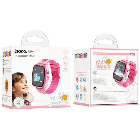 Умные часы HOCO Y100 Pink, Цвет, заявленный производителем: Pink, изображение 3 - GOODMi