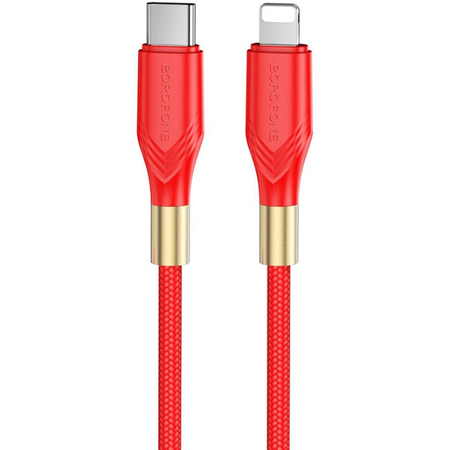 Кабель Borofone BX92 Type-C/Lightning нейлоновый 1m Red - GOODMi