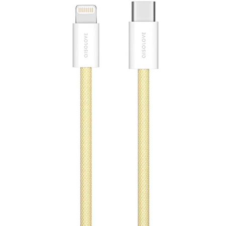 Кабель SOLOVE DW6 Type-C/Lightning 20W PD 2 м Yellow, Цвет: Желтый - GOODMi