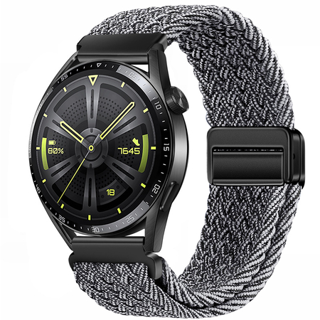 Ремешок нейлоновый с пряжкой 22mm светло-серый - GOODMi