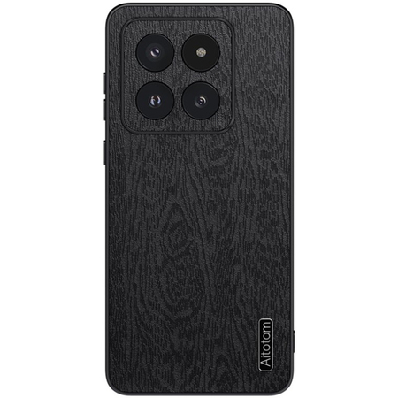 Чехол-накладка фактура дерева для Xiaomi 14T Black, Основной цвет: Черный - GOODMi