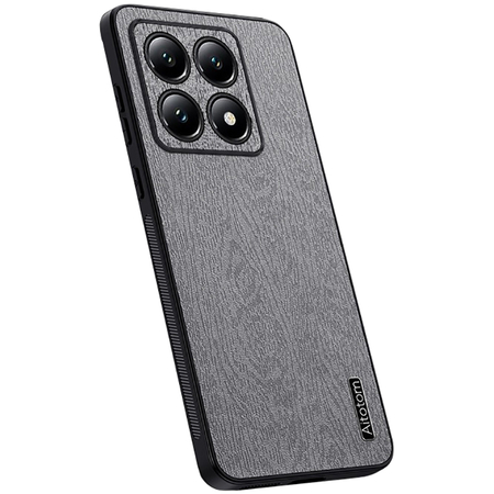 Чехол-накладка фактура дерева для Xiaomi 14T Grey, Основной цвет: Серый, изображение 2 - GOODMi