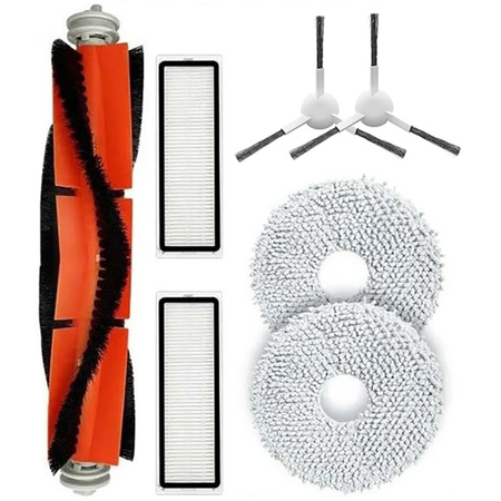 Комплект аксессуаров для робота-пылесоса Xiaomi S10 Plus (основная,2 фибры, 2 фильтра , 2 боковые) - GOODMi