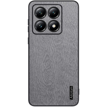 Чехол-накладка фактура дерева для Xiaomi 14T Grey, Основной цвет: Серый - GOODMi