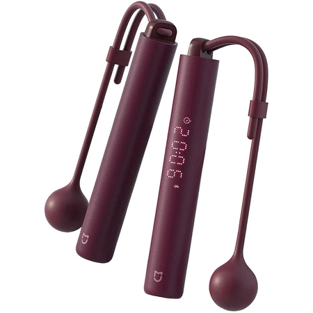 Скакалка с дисплеем Mijia Smart Skipping Rope Red (XMSR-P803), Цвет: Красный, изображение 3 - GOODMi