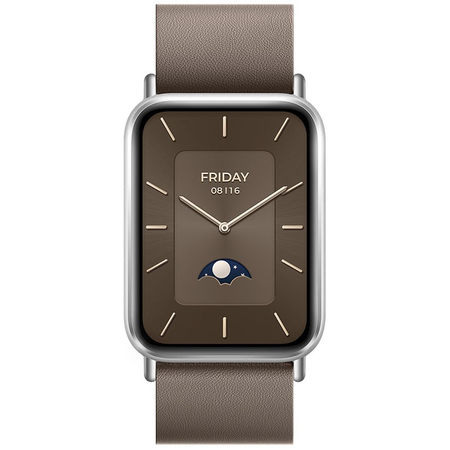 Кожаный магнитный браслет Xiaomi Smart Band 8 Pro/9 Pro/Redmi Watch 4 Хаки-Коричневый, Основной цвет: Коричневый, изображение 2 - GOODMi