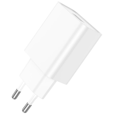 Сетевое зарядное устройство Borofone BA74A (2.1A) + кабель Lightning White, изображение 4 - GOODMi
