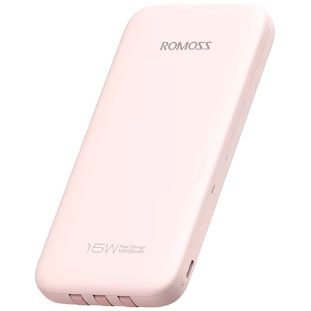 Внешний аккумулятор Romoss PHC10 10000 mAh Pink, Цвет: Розовый, изображение 3 - GOODMi
