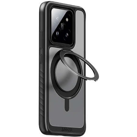 Чехол накладка Anker Armor для Xiaomi 14 Black с магнитным кольцом - GOODMi