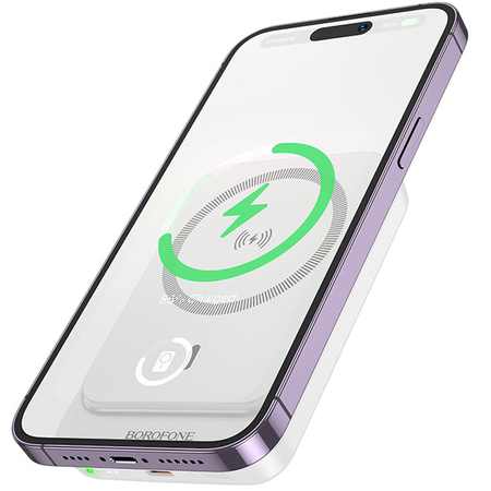 Внешний аккумулятор Borofone BJ63A 10000mAh MagSafe White, изображение 2 - GOODMi