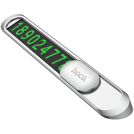 Автовизитка Hoco PH41 Promise (Серебристая), изображение 2 - GOODMi