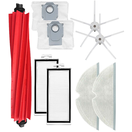 Комплект аксессуаров для робота-пылесоса Roborock Q7 Max Plus (основная,2 фибры, 2 фильтра , 2 боковые, 2 мешка) - GOODMi